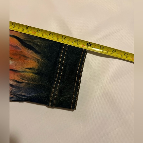 NWOT LOGO BY LORI GOLDSTEIN LIMITED EDITION TIE DYE DEMIN JACKET SIZE 20 W - Picture 12 of 16